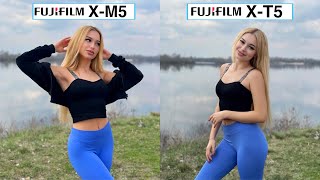 Fujifilm XM5 Vs Fujifilm XT5 Camera Test Comparison [upl. by Noxas]