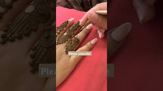 Most beautiful finger mehndi design [upl. by Riggall]