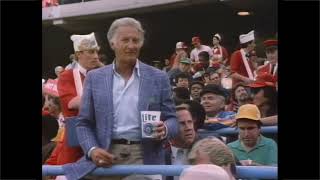 Miller Lite – Bob Uecker – Front Row – 1984 – HD Remaster [upl. by Yemorej797]