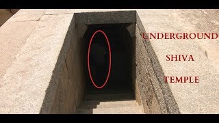 Underground Shiva Temple and Secret Council Chamber  Hampi India [upl. by Aidas]