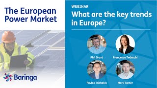 The European Power Market Key Trends in Europe [upl. by Assenal]