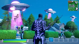 ALIENS in FORTNITE [upl. by Retse]