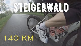 140 km durch den Regen in den Steigerwald  Rennradtour in Franken 🇩🇪 [upl. by Nicol768]