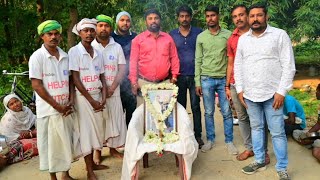 Bengali famous katla fish recipe  Katla curry cooking for village poor people  Helping kitchen [upl. by Airol]