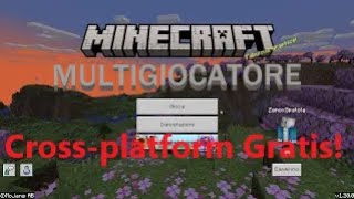 Come giocare a Minecraft in multigiocatore con gli amici da PlayStation a PC CrossPlatform [upl. by Hawker]