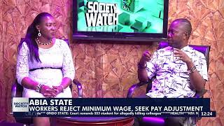 ABIA state workers reject minimum wage seeks pay adjustment subscribe news like [upl. by Holleran942]