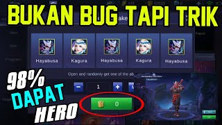 TERBONGKAR TRIK MENDAPATKAN HERO HAYABUSA DI LUCKY BP BUNDLE  GIVEAWAY  Trik Mobile Legends [upl. by Krm]