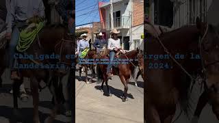 Cabalgata en honor a la Virgen de la Candelaria Fiestas Acatic 2024🎉🎊🥳 [upl. by Suilenroc]