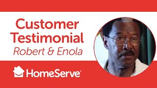 HomeServe Customer Testimonial  Robert amp Enola [upl. by Aixela]