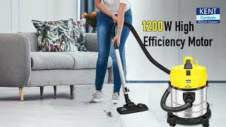 KENT Wet and Dry Vacuum Cleaner – 20L [upl. by Ydoc557]