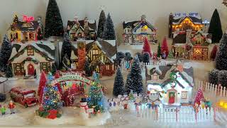 WORLDS LARGEST DEPT 56 SNOW VILLAGE COLLECTION AT GRACELANDMemphis TN 2023 [upl. by Nawyt]