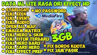 Data ML Lite Full Event 3Gb Terbaru Patch Suyuo  Ml Lite  Cara Mengatasi Lag Mobile legends [upl. by Anesusa]