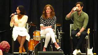 Lana Parrilla Rebecca Mader and Andrew J West OUAT Orlando 2018 Gold Panel  Part 2 [upl. by Ophelie]