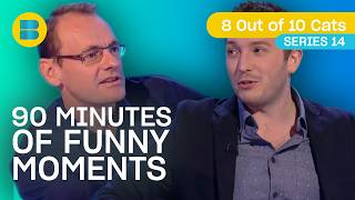 90 Minutes of Funny Moments From Series 14  8 Out of 10 Cats  Banijay Comedy [upl. by Anayad]