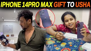 iPhone 14Pro Max Gift To Usha🎁  Kuyya Vlogs [upl. by Leina]