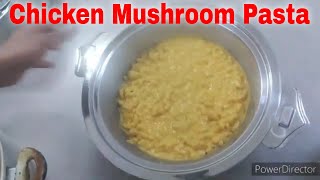 Chicken Mushroom Pasta Red Recipe  Indian Style EasySimple  Tomato Sauce No Cream  Halal [upl. by Jeroma]