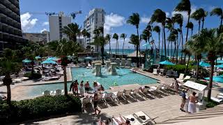 The pool at the Marriott in Condado Beach San Juan Puerto Rico [upl. by Wall]