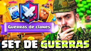 EL MEJOR SET DE 4 MAZOS PARA LA GUERRA DE CLANES 🔥CLASH ROYALE  KANARIOOO [upl. by Edals990]