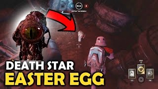 Star Wars Battlefront  Dianoga in Trash Compactor  Death Star DLC Easter Egg [upl. by Durrell]