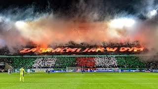 Za Braćmi jak w dym  oprawa na meczu Legia  Radomiak [upl. by Ahsial38]