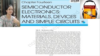 Semiconductor Electronics  Class 12 Physics  Physics Audiobook  NCERT Audiobook  Part 1 [upl. by Pedroza]