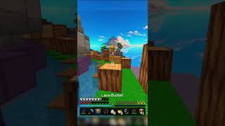 HOW DID I KILL BOTH OF THEM minecraft bedwars skywars minecraftshorts [upl. by Yanel]