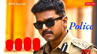 Theri Movie  BGM Theme  Theri  Vijay Thalapathy  Policeodu movie BGM Theme  VMS Sounds [upl. by Babbie]