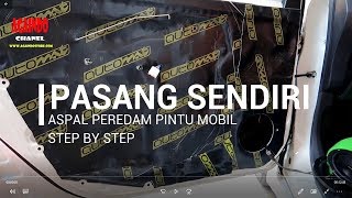 PASANG SENDIRI ASPAL AUTOMAT PEREDAM SUARA MOBIL AYLA AGYA [upl. by Ettenirt]