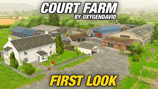 COURT FARM COUNTRY PARK  Farming Simulator 22  FIRST LOOK [upl. by Aramas]