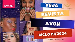 Lançamentos de VERÃO AVON Revista de Ofertas Avon Virtual ciclo 192024  MAQUIAGEM ZODIACO [upl. by Dearden145]