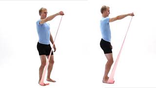 Shoulder Flexion band unilateral [upl. by Ecerehs]