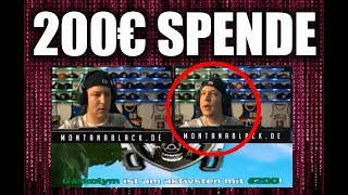 MontanaBlack reagiert auf unsere 200€ spende SpontanaBlack zockt duo in fortnite [upl. by Akins393]