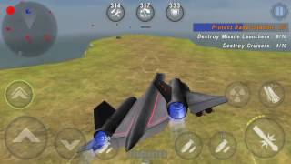 Gunship Battle Game  Black Bird New Gunship  New Custom Mission  Defence Rader Base [upl. by Aggie422]