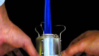 Adjustable Pressurized Alcohol Stove [upl. by Yoshiko]