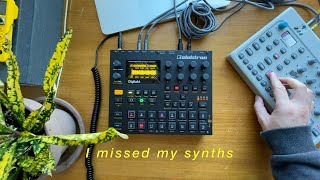 Can you ambient at 140 bpm  Digitakt amp Model Cycles [upl. by Meeki]