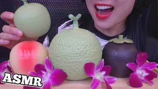 ASMR FRUIT JELLO SOFT RELAXING EATING SOUNDS LIGHT WHISPERS  SASASMR [upl. by Mareld755]