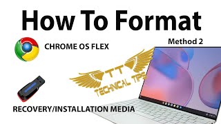 How to format chrome OS Flex USB Installation USB Drive  Method 2 [upl. by Hedve966]