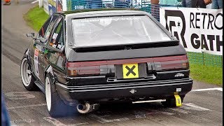 Toyota Corolla AE86 Levin  217Hp820Kg Hachiroku  Retro Rides Gathering 2017 [upl. by Raddy]