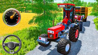 Indian Tractor Game 3d Tractor  Real Tractor Farming Driving Simulator  Android Gameplay [upl. by Lyns644]