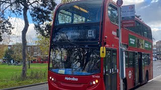 E1 to Greenford Broadway Enviro 400 [upl. by Alamak]