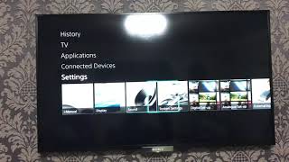 Sony Bravia smart TV factory reset [upl. by Avram659]