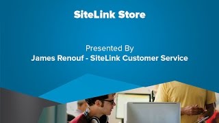 SiteLinkStore eCommerce Website  SiteLink Training Video [upl. by Eirameinna186]