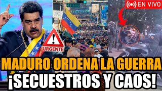 🔴URGENTE MADURO ORDENÓ LA GUERRA EN VENEZUELA 🔥SECUESTROS Y CAOS🔥  FRAN FIJAP [upl. by Macguiness223]