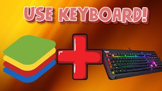 BLUESTACKS HOW TO USE KEYBOARD IN GAMES [upl. by Llyrehc530]