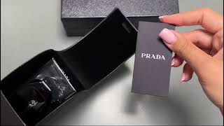 Prada Sunglasses Unboxing Video  Premium Box [upl. by Bone]