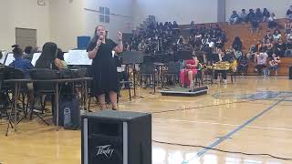 Dowdell Middle Magnet School Dolphin Pride Drumline Spring Concert Performance [upl. by Savell]