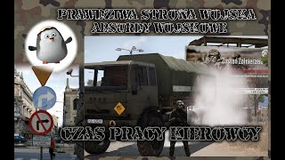 kierowca w wojsku czas pracy kierowcy [upl. by Fulmis]