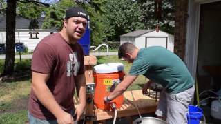 Brewing American Wheat Ale  Brew Day 3 [upl. by Airamana762]