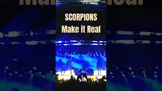 Scorpions perform Make it Real in Ukraine with Ukrainian flag [upl. by Ardel]