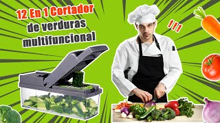 REDDRAGON❥ Rallador Cortador Picadora De Verduras Fruta Manual Dicer [upl. by Deckert]